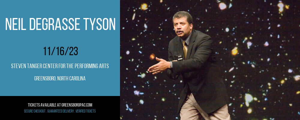Neil deGrasse Tyson at Steven Tanger Center for the Performing Arts
