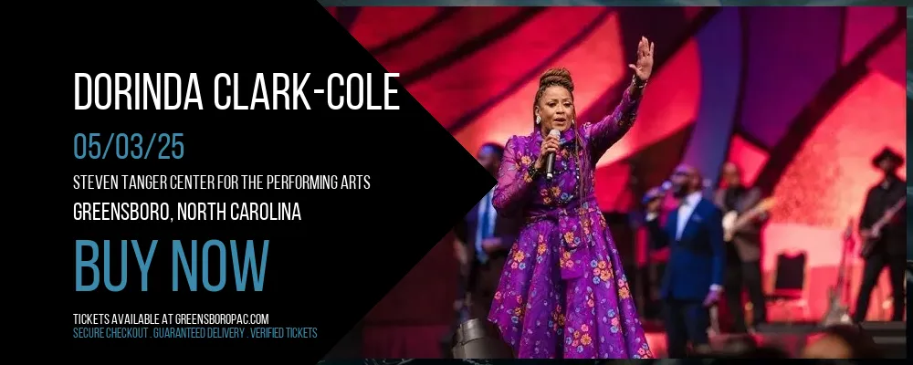 Dorinda Clark-Cole at Steven Tanger Center for the Performing Arts